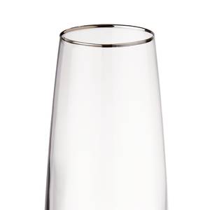 Longdrinkglas TOUCH OF SILVER(6er-Set) Klarglas - Transparent