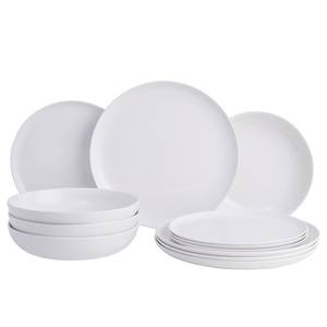 Set per la tavola NATIVE (12) Stoneware - Bianco