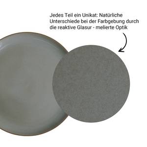 Geschirr-Set NATIVE (12-teilig) Steingut - Grau