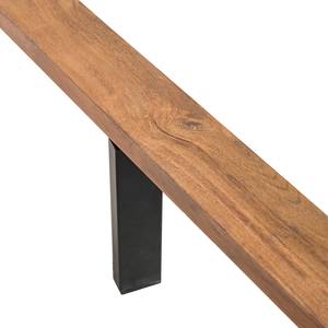 Letto in legno massello Pazen Legno massello di acacia - 180 x 200cm - Altezza: 100 cm