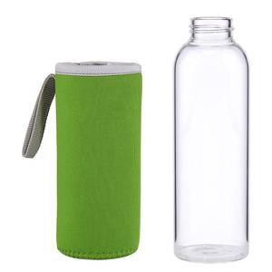 Glastrinkflasche SMOOTHIE Klarglas - Grün