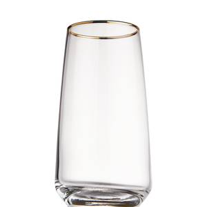 Longdrinkglas TOUCH OF GOLD Klarglas - Transparent