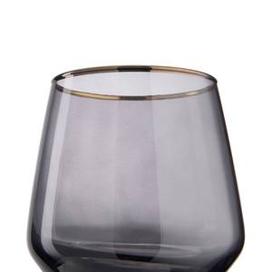 Drinkglas TOUCH OF GOLD transparant glas - Grijs