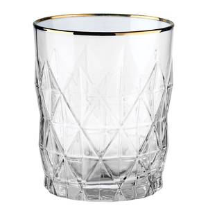 Drinkglas UPSCALE transparant glas - Goud