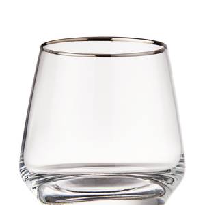 Trinkglas TOUCH OF SILVER Klarglas - Transparent