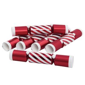 X-MAS Überraschungsbonbons Candy Stripe Papier / Polyester - Rot / Weiß