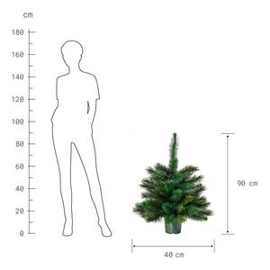 Weihnachtsbaum TREE OF THE MONTH 40 x 90 x 40 cm