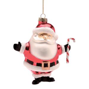 Baumhänger HANG ON Weihnachtsmann Klarglas - Rot