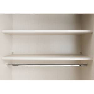 Schwebetürenschrank Sinfonie Plus Typ A Weiß - 298 x 240 cm - Premium - Silber