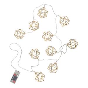 LED-Lichterkette GEOMETRICS Aluminium / PVC - Gold