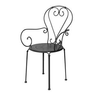 Table et chaises Century II (3 éléments) Fer - Noir