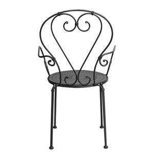 Table et chaises Century II (3 éléments) Fer - Noir