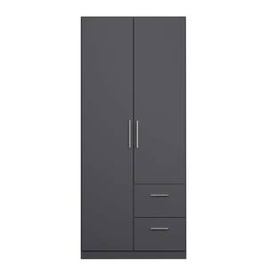 Armoire à portes battantes KiYDOO II Gris métallisé - 91 x 197 cm