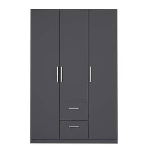 Armoire à portes battantes KiYDOO II Gris métallisé - 136 x 197 cm