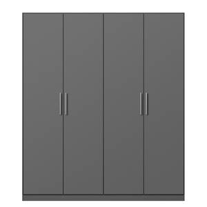 Armoire à portes battantes KiYDOO V Gris métallisé - 181 x 210 cm