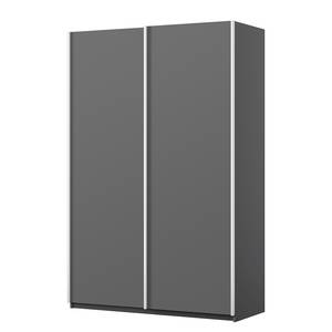 Armoire à portes coulissantes KiYDOO I Gris métallisé - 136 x 210 cm