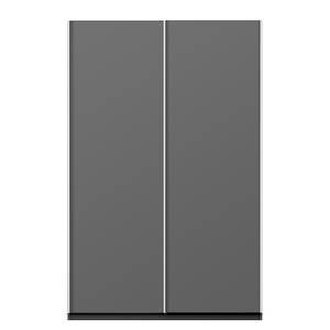 Armoire à portes coulissantes KiYDOO I Gris métallisé - 136 x 210 cm