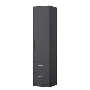 Armoire à portes battantes KiYDOO II Gris métallisé - 47 x 210 cm