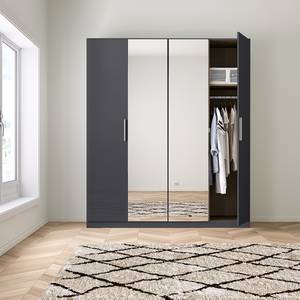 Armoire KiYDOO I Gris métallisé - 181 x 210 cm