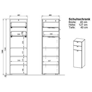 Schuhkommode Lavos II Kaschmir