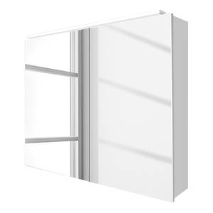 Spiegelschrank Mirage Inklusive Beleuchtung - Silber - 70 x 50 cm