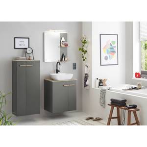 Mobile con lavabo Nisland I Grigio