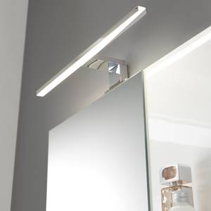 Salle de bain Nisland IV (3 éléments) Avec éclairage inclus - Blanc brillant
