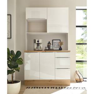 Mini keuken Marleen Hoogglans wit/wit - Zonder elektrische apparatuur