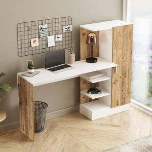 Bureau traditionnel MILARIA Imitation pin / Blanc