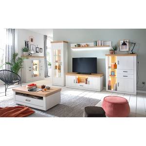 Credenza Marnay Effetto pino bianco / Effetto rovere