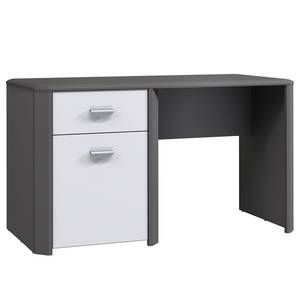 Schreibtisch Necton Weiß / Dunkelgrau