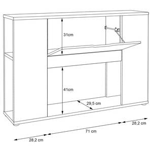 Commode Ramble Gris foncé