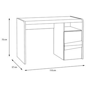 Bureau Welney Blanc / Gris