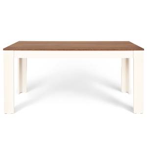 Table Bunburry Panneau aggloméré enduit - 90 x 160 cm - Blanc / Imitation béton