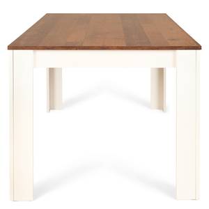 Table Bunburry Panneau aggloméré enduit - 90 x 160 cm - Blanc / Imitation béton