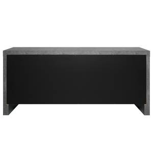 Sideboard Kobe II Schwarz / Beton Dekor