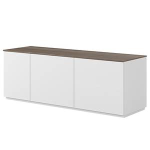 Sideboard Join VI Weiß / Nussbaum