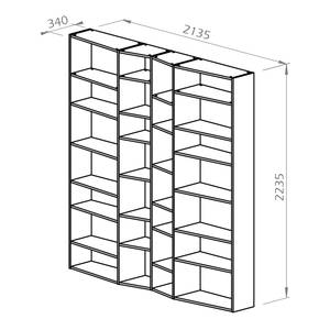 Étagère Maze VI Blanc