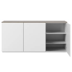 Sideboard Join VIII Weiß / Nussbaum