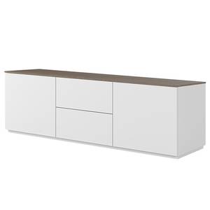 Sideboard Join IX Weiß / Nussbaum