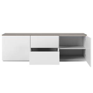 Sideboard Join IX Weiß / Nussbaum