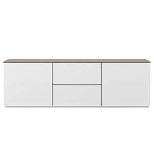 Sideboard Join IX Weiß / Nussbaum