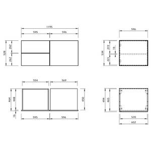 Dressoir Join X Wit/eikenhout