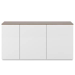 Sideboard Join III Weiß / Nussbaum