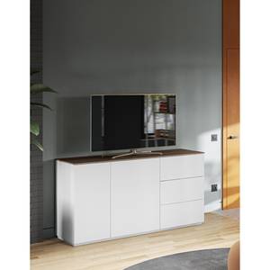 Dressoir Join IV Wit/notenboomhout