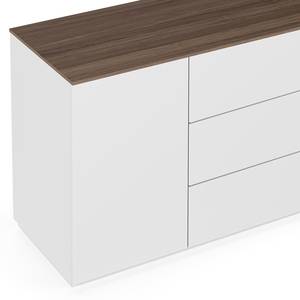 Dressoir Join V Wit/notenboomhout