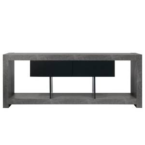Tv-meubel Nara betonnen look/zwart