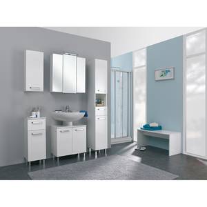 Salle de bain Quickset 312 III (5 élém.) Avec éclairage inclus - Blanc