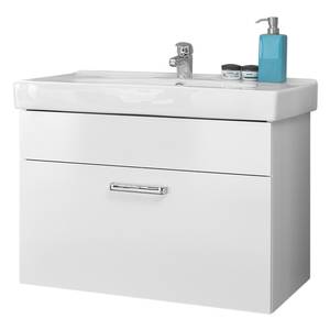 Salle de bain Quickset 312 VII (4 élém.) Avec éclairage inclus - Blanc