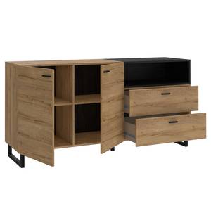 Dressoir Palmia Grandson eikenhouten look/zwart